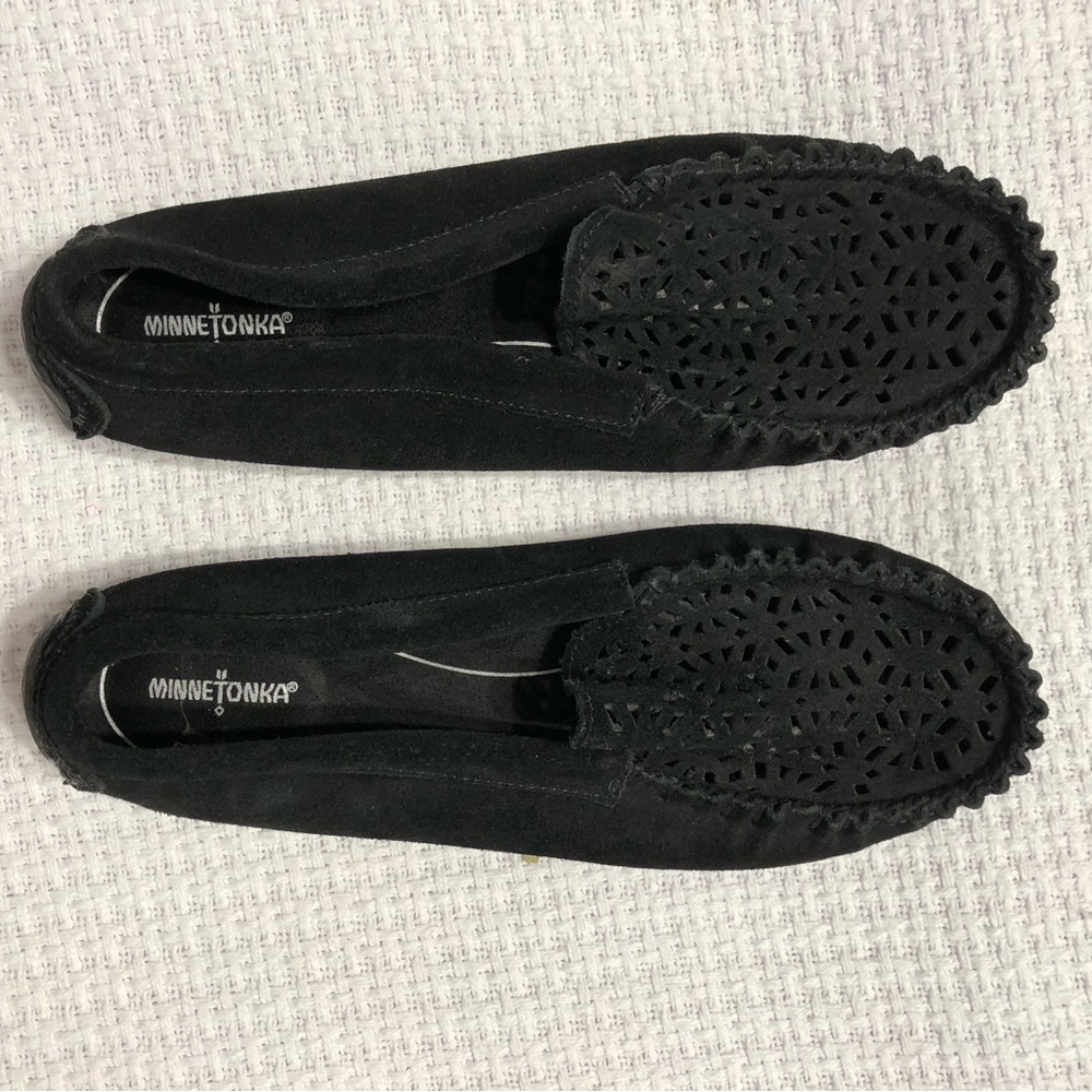 Minnetonka suede moccasins
